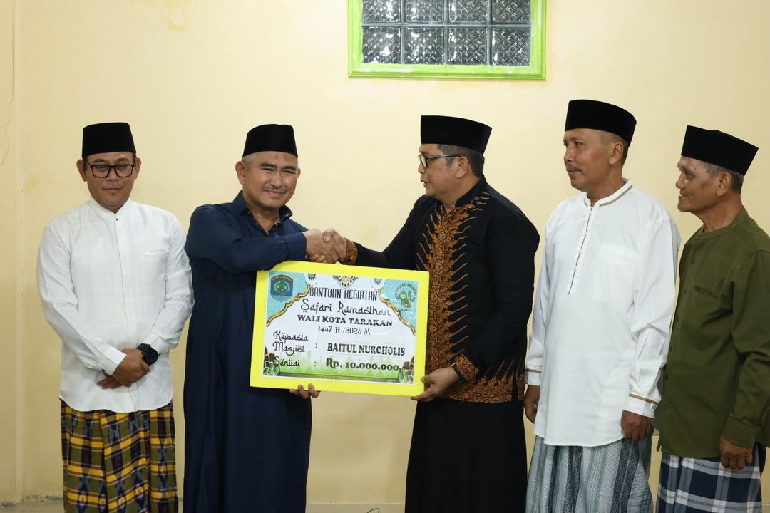 Safari Ramadhan 1447 H Wali Kota Tarakan Di Masjid Babul Nurkholis